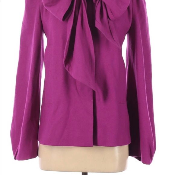 French connection felt pink bow jacket - Picture 3 of 4